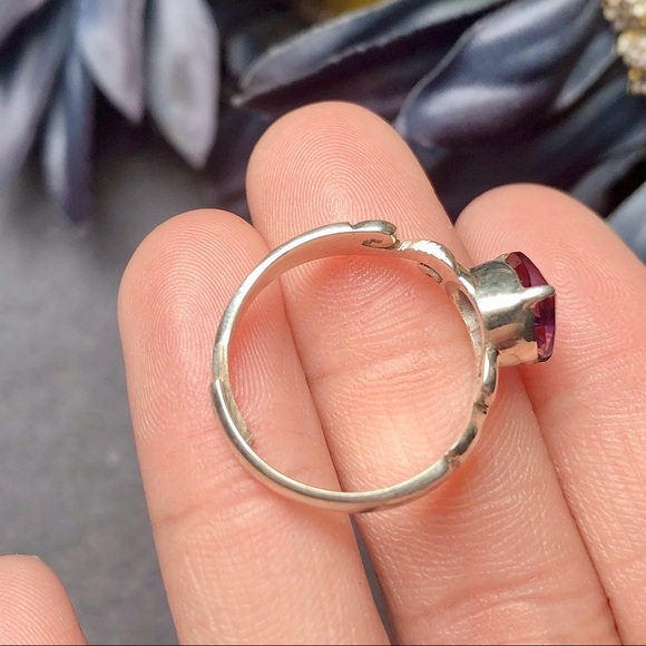 ‼️Clearance‼️Sterling silver amethyst ring - Picture 4 of 4